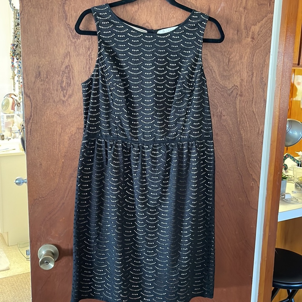 Lovely, black eyelet cotton dress